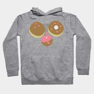 Valentines Donuts Treats Cakeball Hoodie